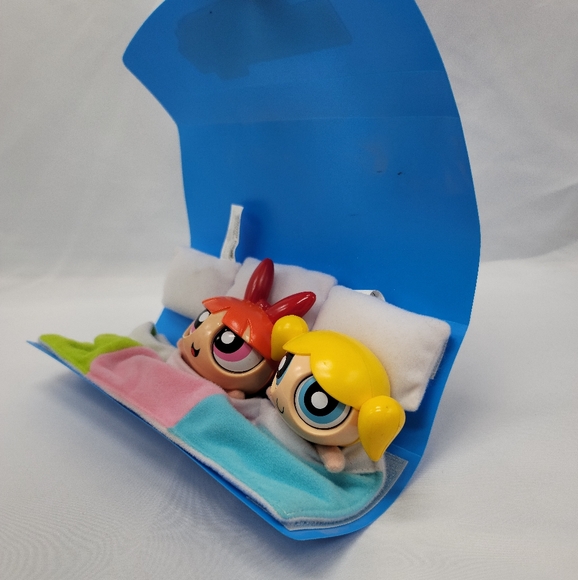 The Powerpuff Girls Sleeping Eye Dolls Beds Pillows And Case Figure Set - Picture 3 of 14